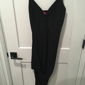 Black Asymmetrical Dress